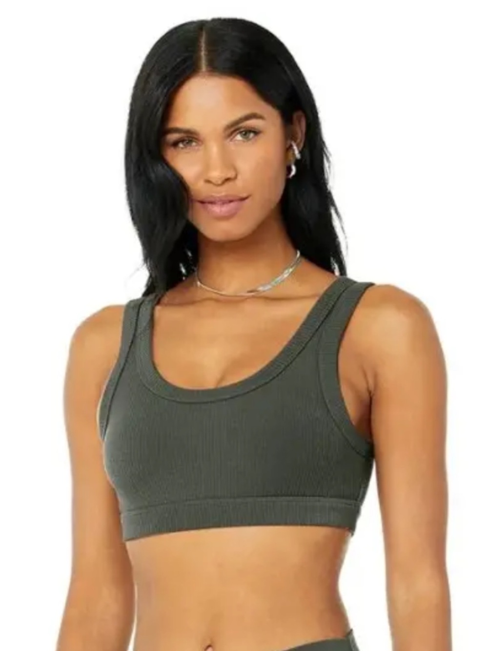 Alo Yoga Wellness Bra - Dark Cactus